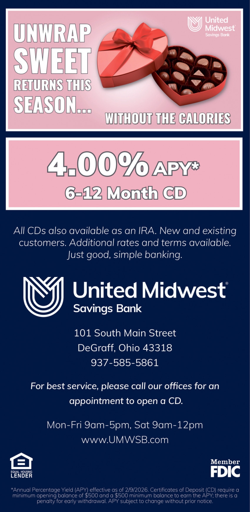 United Midwest Savings Bank - DeGraff
