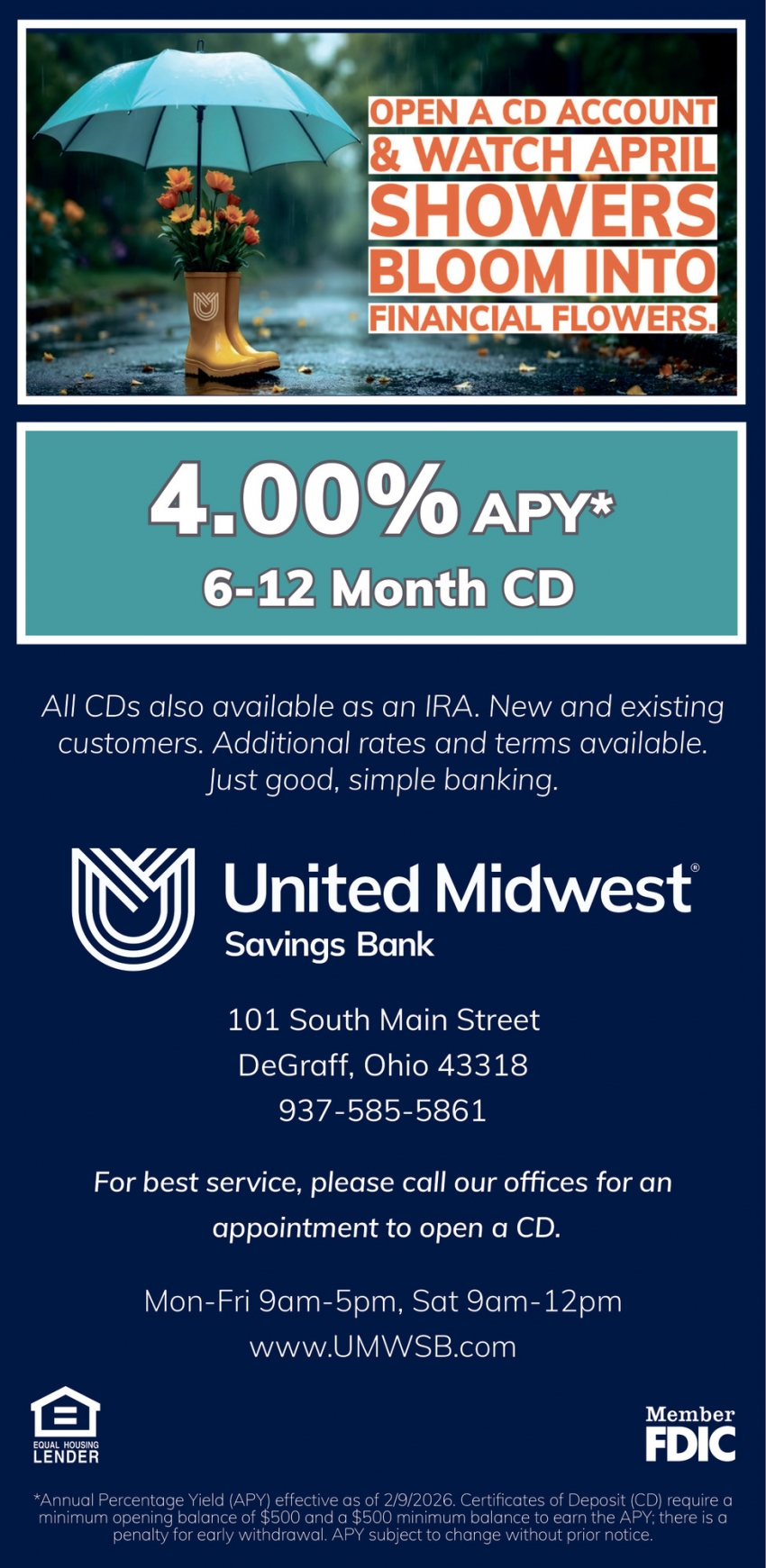United Midwest Savings Bank - DeGraff