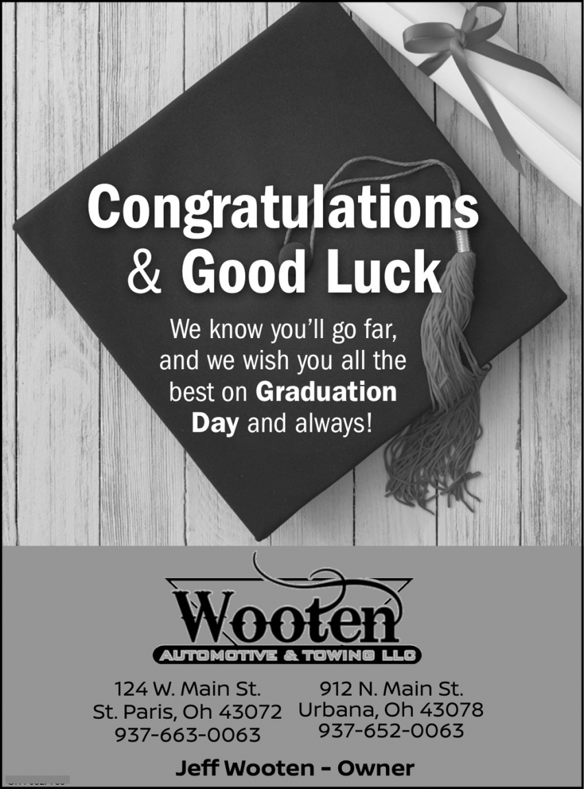 Wooten Automotive & Towing LLC - St. Paris / Urbana