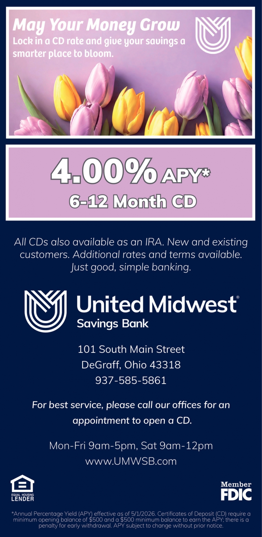 United Midwest Savings Bank - DeGraff