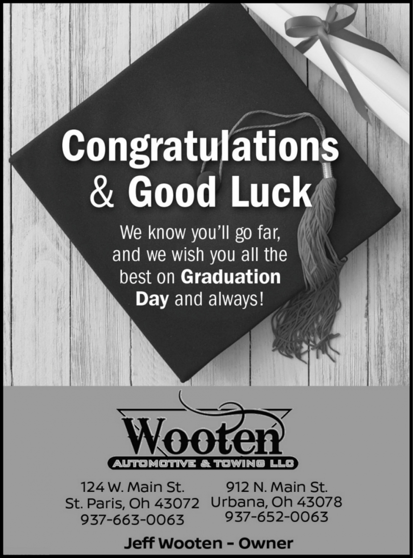 Wooten Automotive & Towing LLC - St. Paris / Urbana