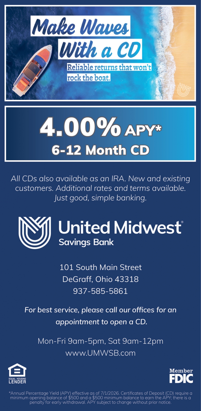 United Midwest Savings Bank - DeGraff