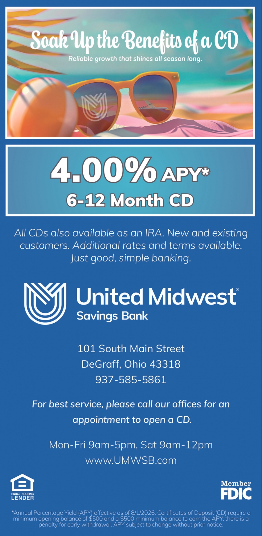 United Midwest Savings Bank - DeGraff