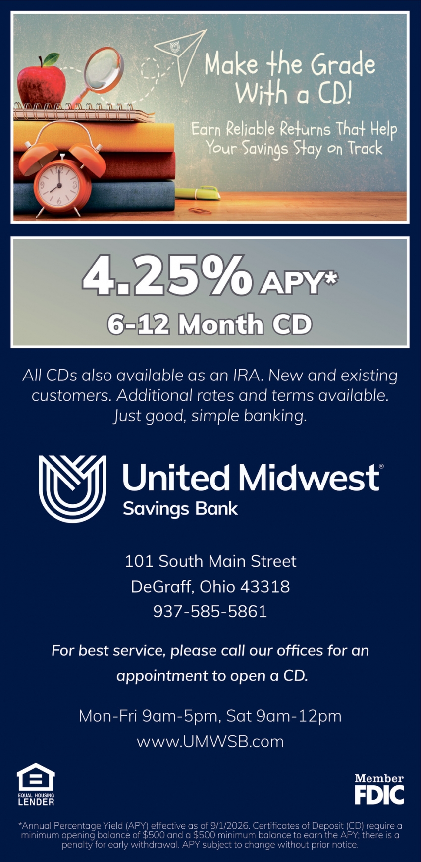 United Midwest Savings Bank - DeGraff