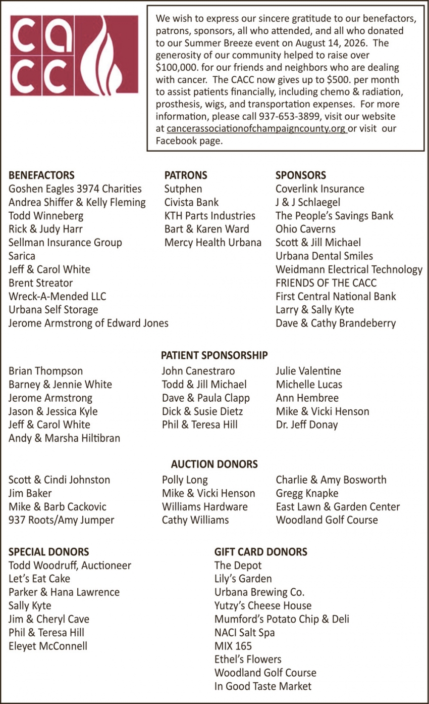 Cancer Association of Champaign County