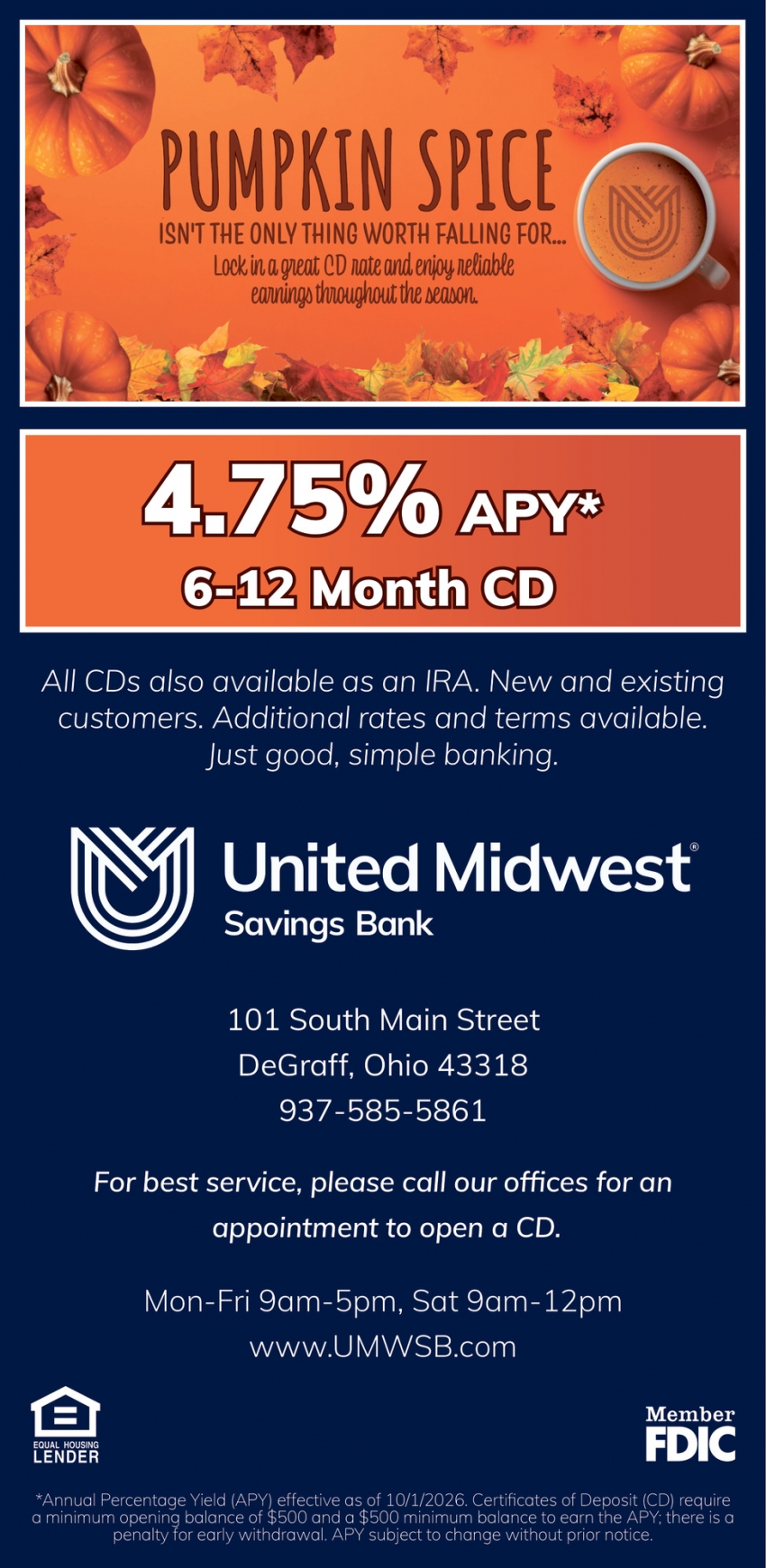 United Midwest Savings Bank - DeGraff