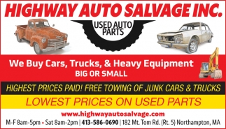 Highway Auto Salvage Inc