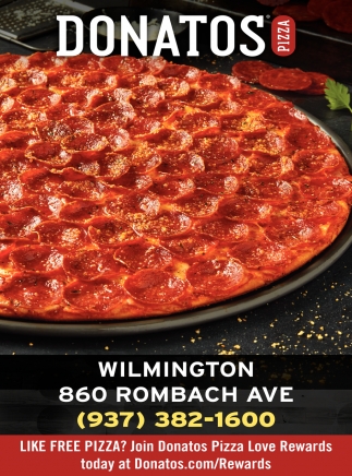 Like Free Pizza? Donatos Pizza Wilmington Washington Court House OH