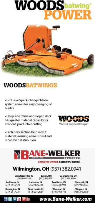 Woods Batwing Power