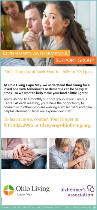 Alzheimer's And Dementia Support Groups