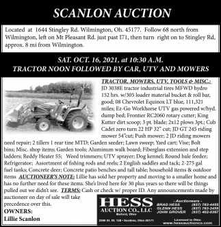 Scanlon Auction