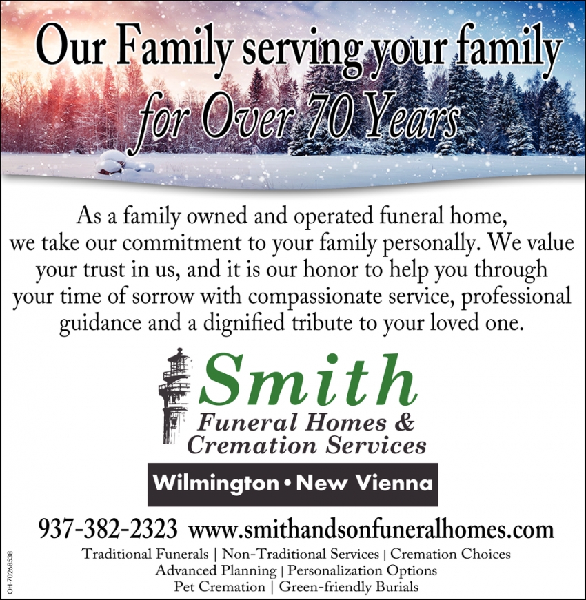Funeral Homes & Cremation Services