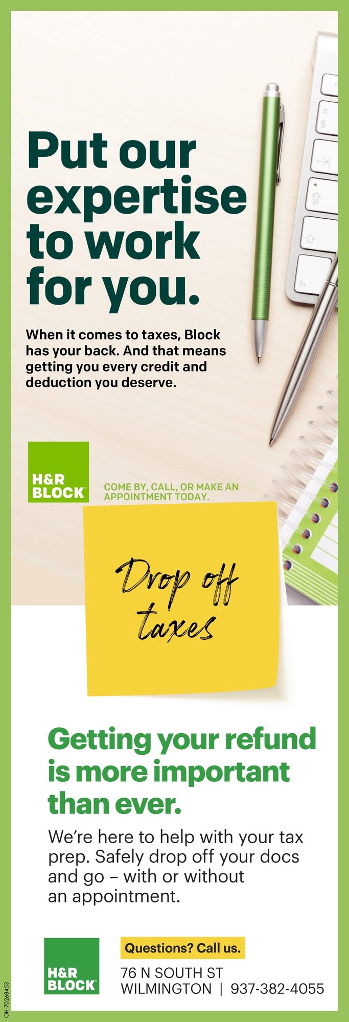 Drop Off Taxes