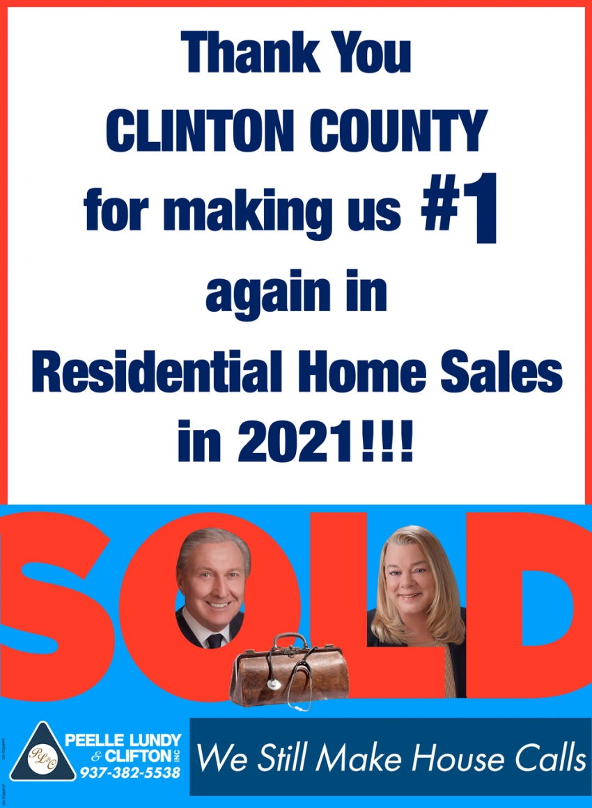 #1 Again in Residential Home Sales In 2021!!!