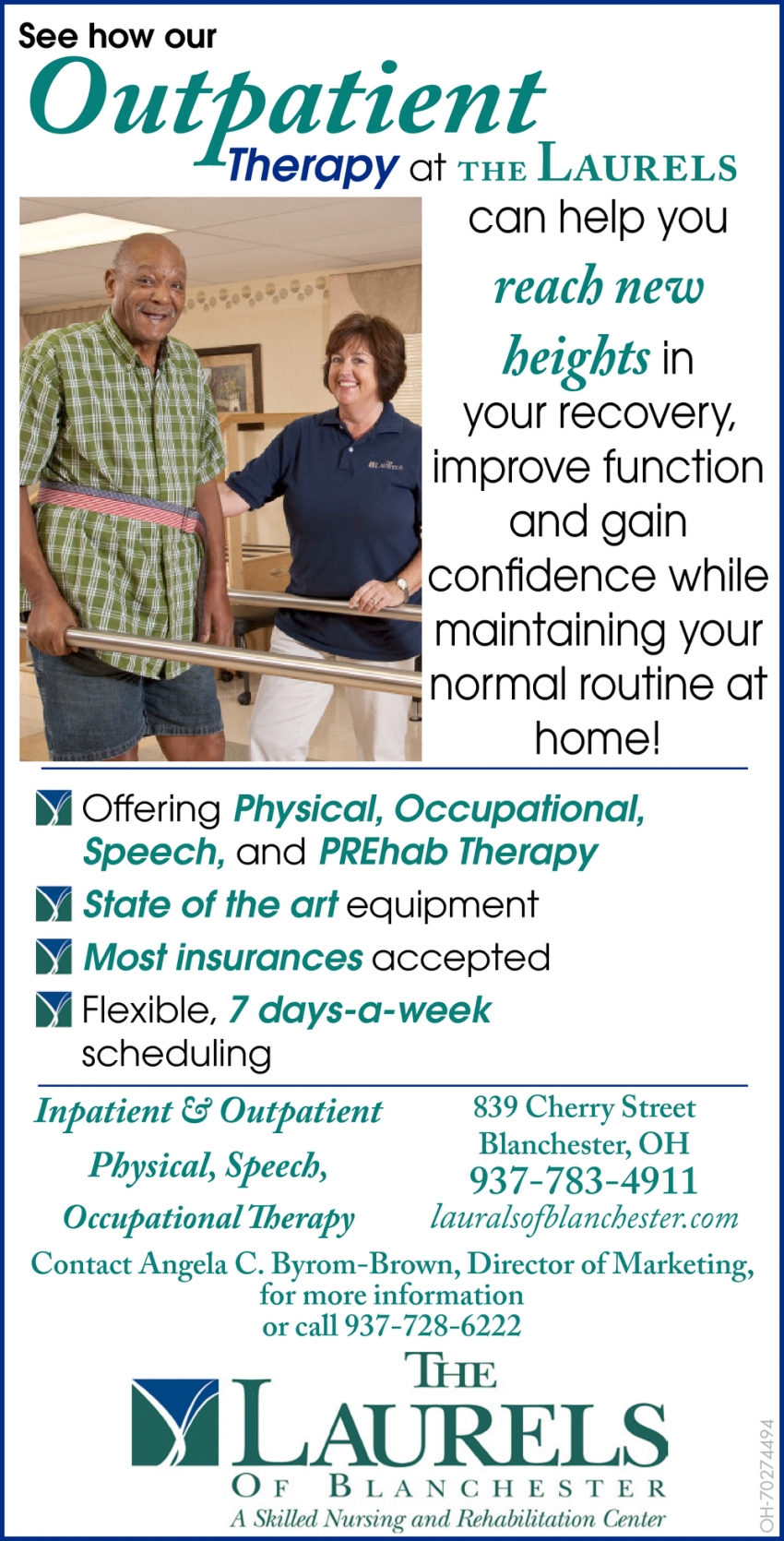 Offering Physical, Occupational, Speech, and PREhab Therapy