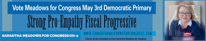 Vote Meadows for Congress May 3rd Democratic Primary
