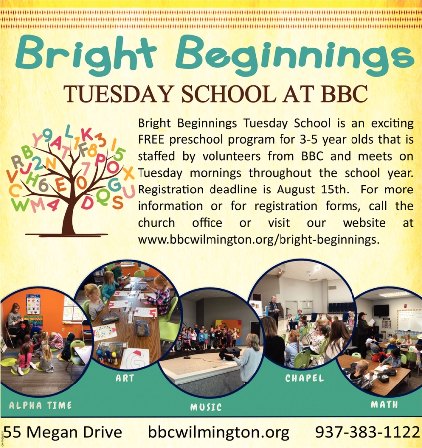 Bright Beginnings Tuesday School