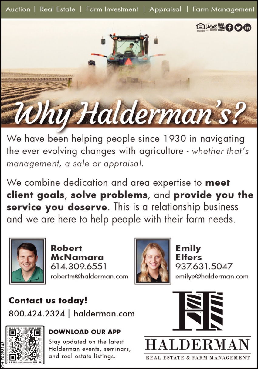Why Halderman's?