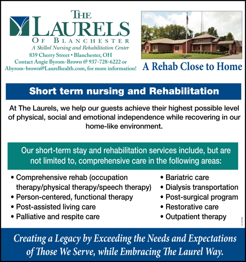 Short Term Nursing and Rehabilitation
