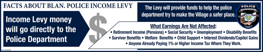 Facts About Blan. Police Income Levy