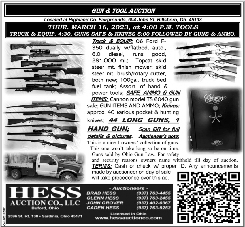 Gun & Tool Auction