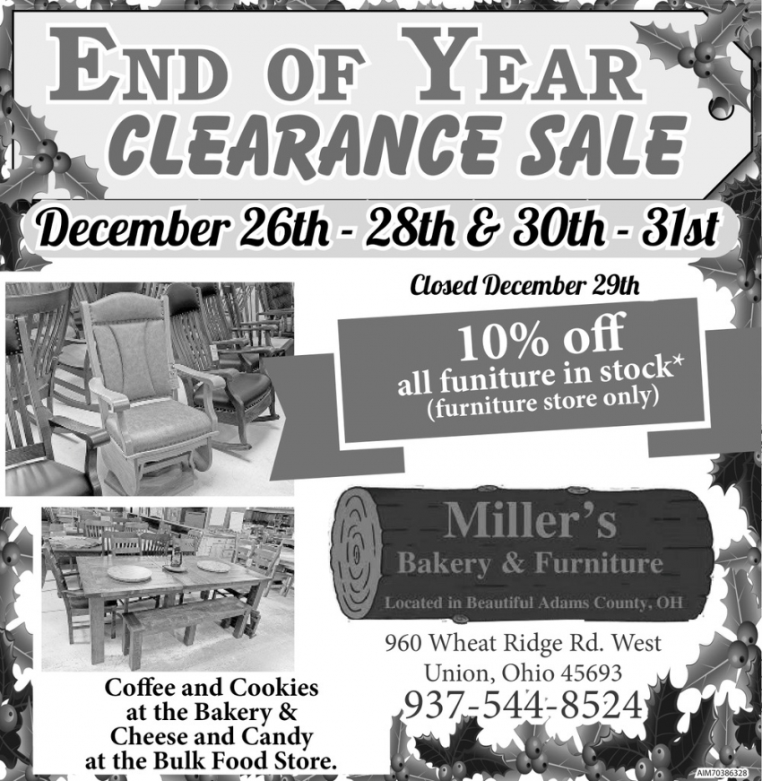 Miller's Bakery & Furniture