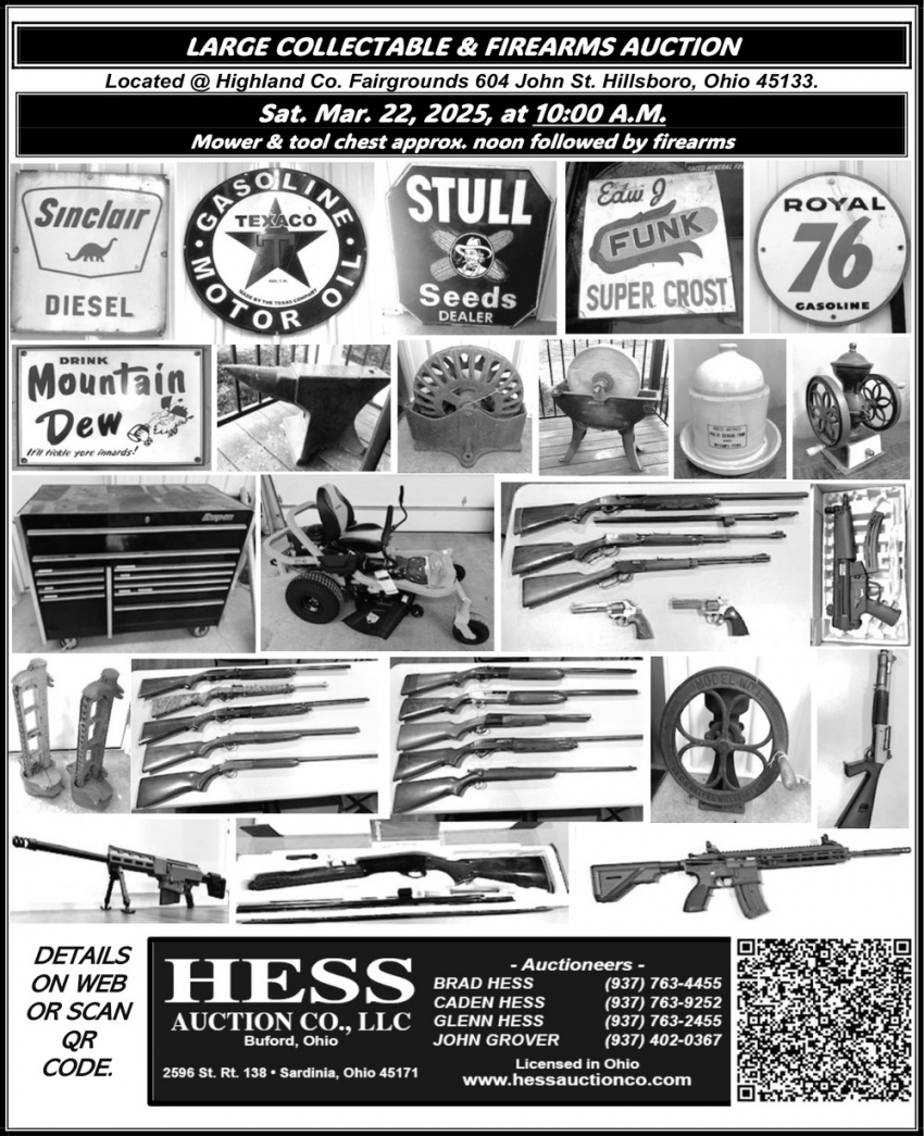 Hess Auction Co., LLC