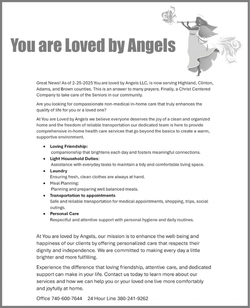 You Are Loved by Angles, LLC