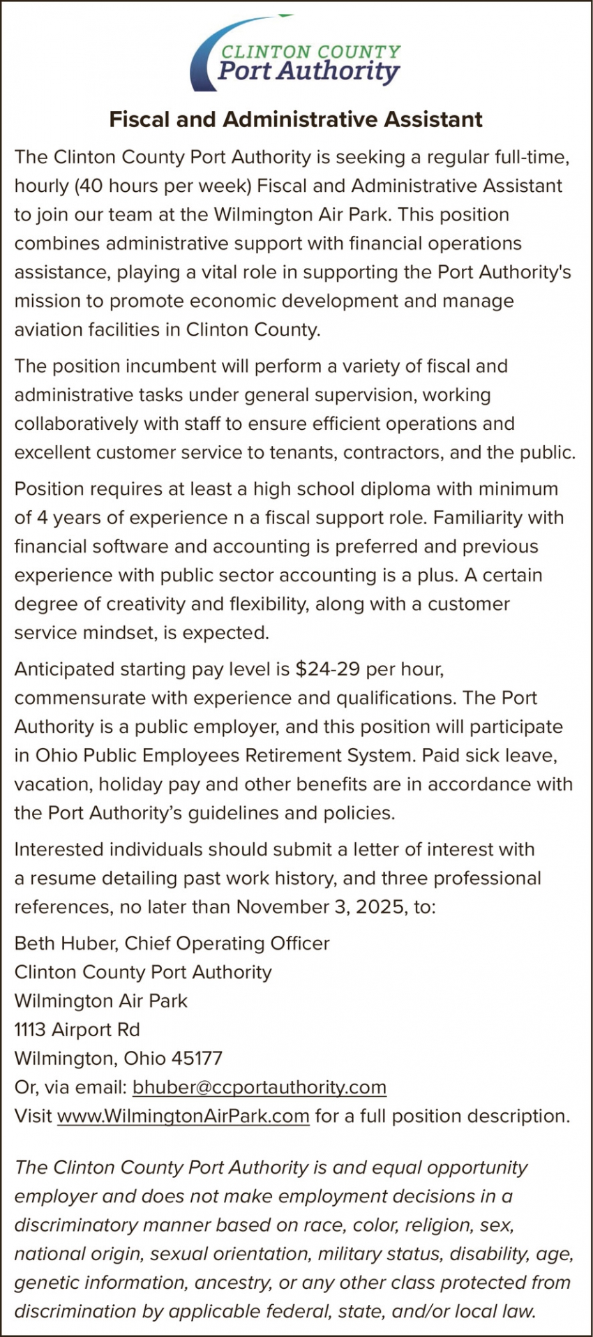 Clinton County Port Authority