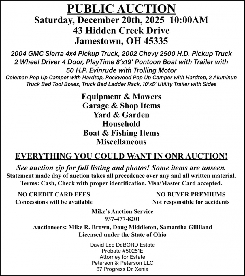 Mike's Auction Service