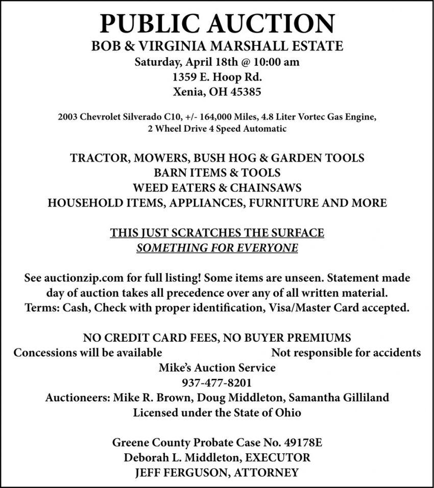 Mike's Auction Service