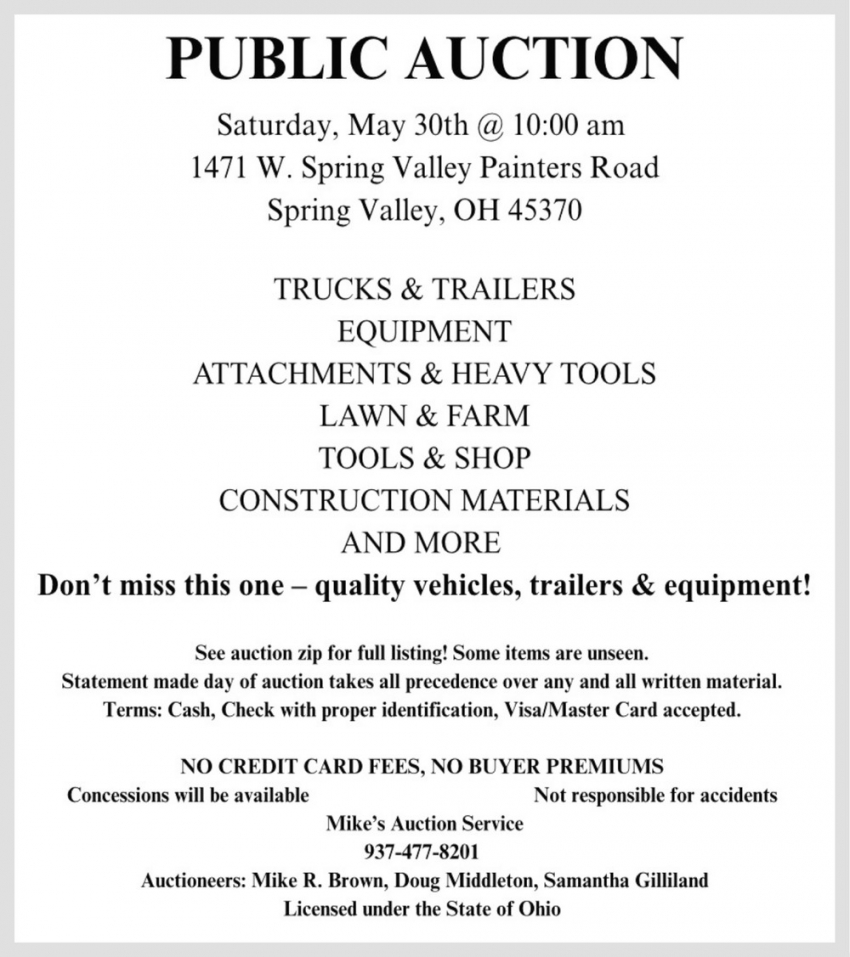 Mike's Auction Service