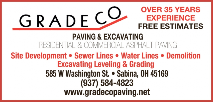 Grade Co Paving & Excavating