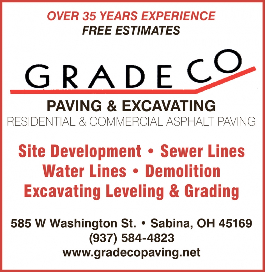 Grade Co Paving & Excavating