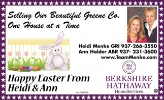 happy Easter From Heidi & Ann