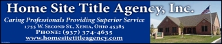 Home Site Title Agency, Inc