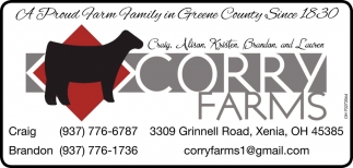 A Proud Farm Family In Greene County Since 1830