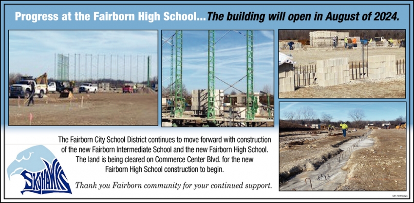 Progress At The Fairborn High School
