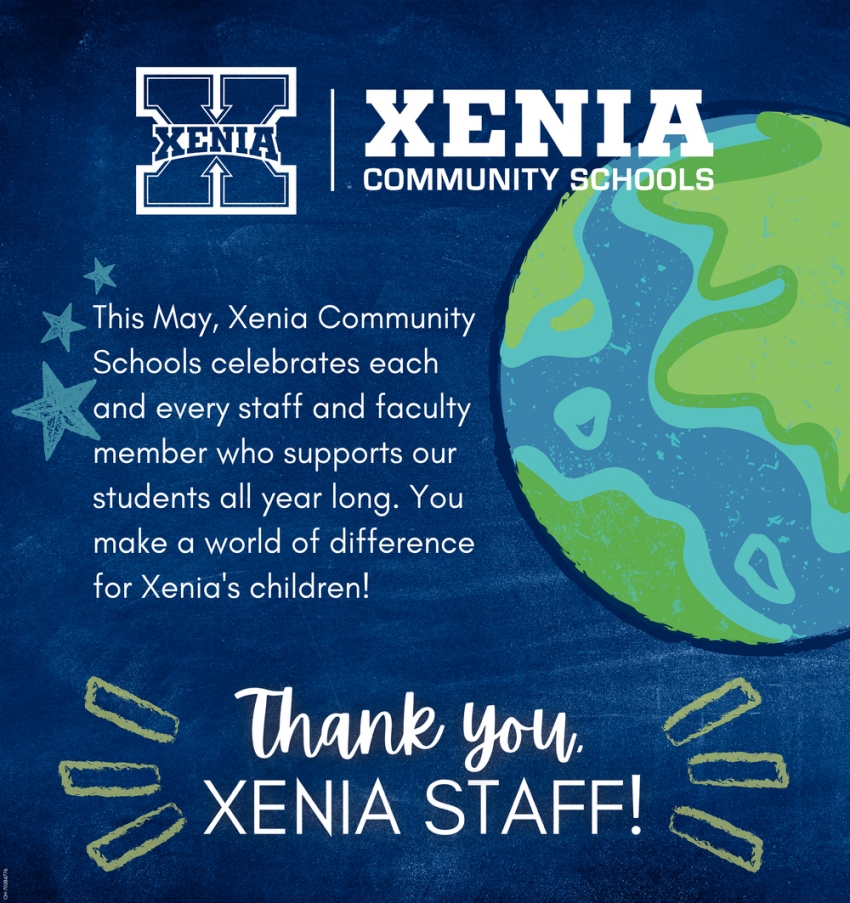 Thank You, Xenia Staff