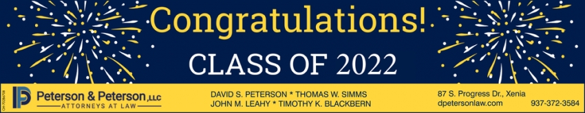 Congratulations! Class Of 2022