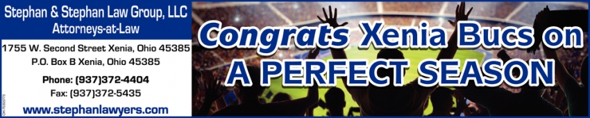 Congrats Xenia Bucs On A Perfect Season!