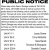 Public Notice