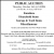 Public Auction