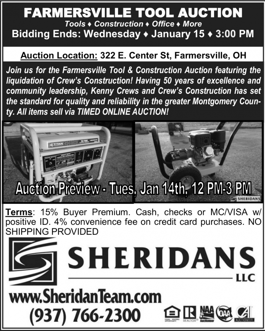 Sheridans LLC