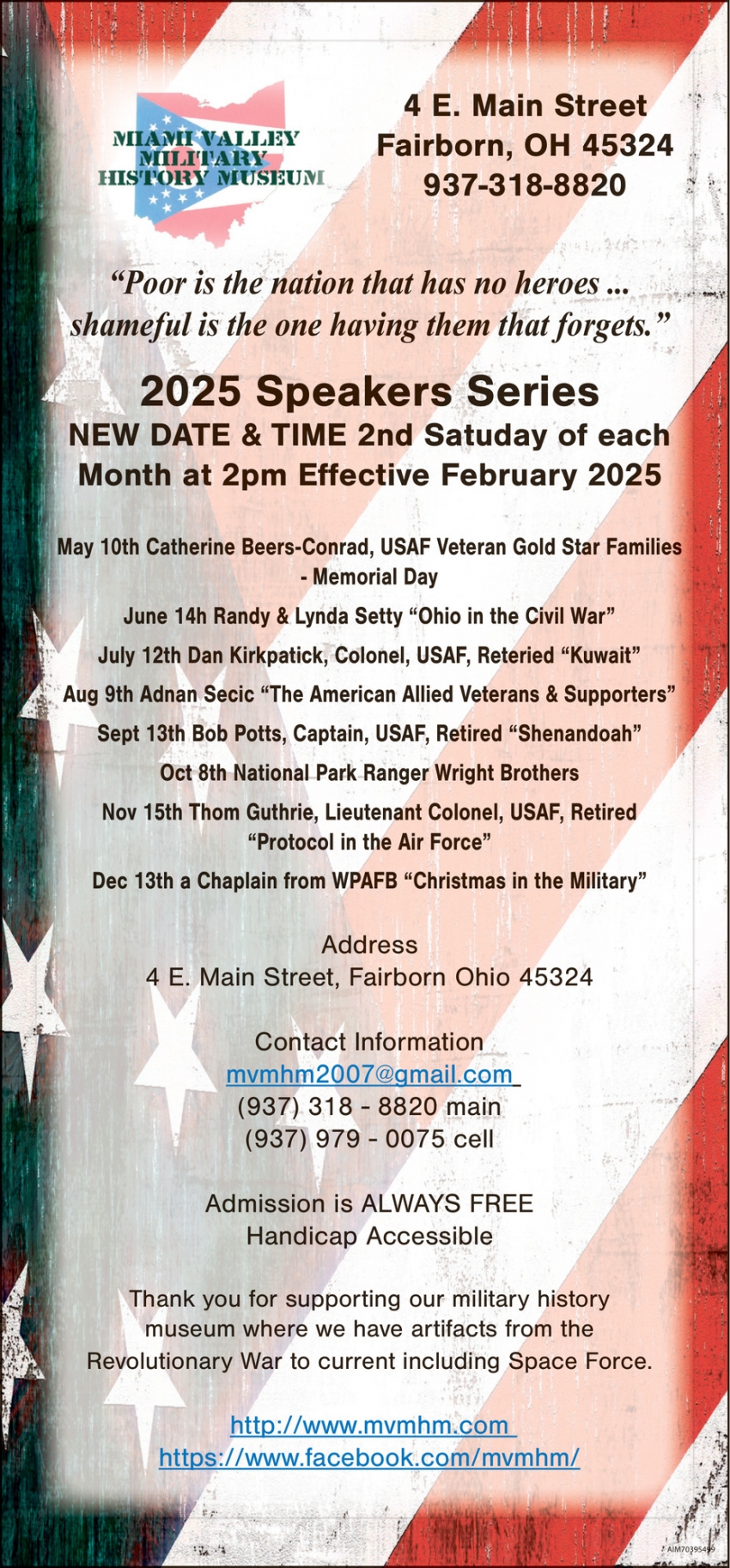 Miami Valley Military History Museum