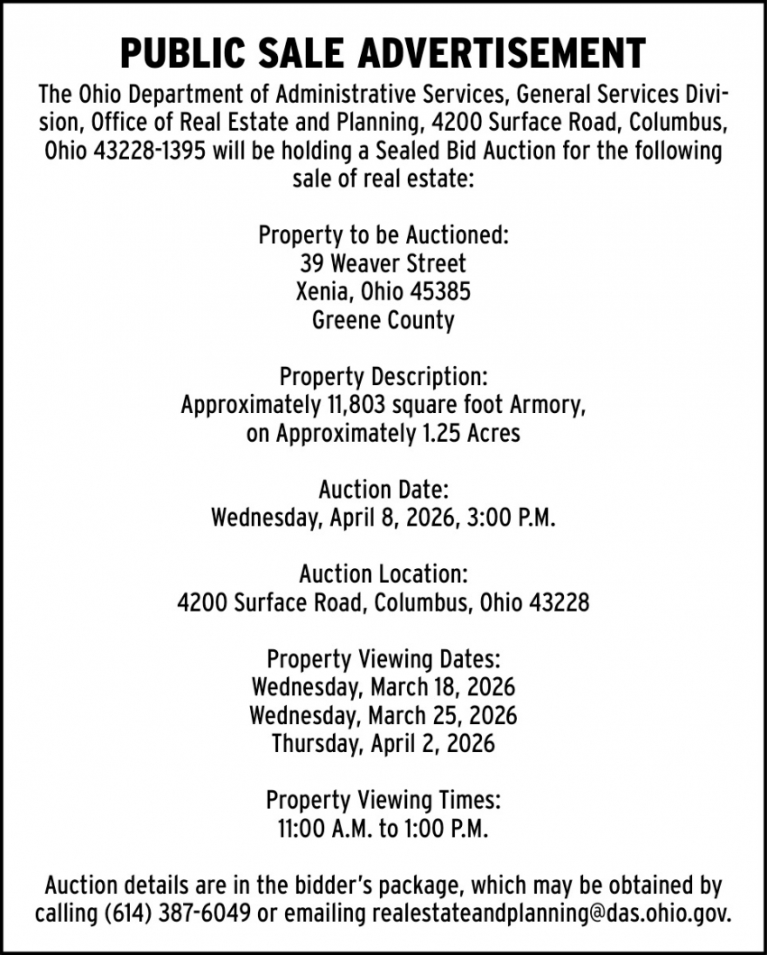 Ohio Department of Administrative Services