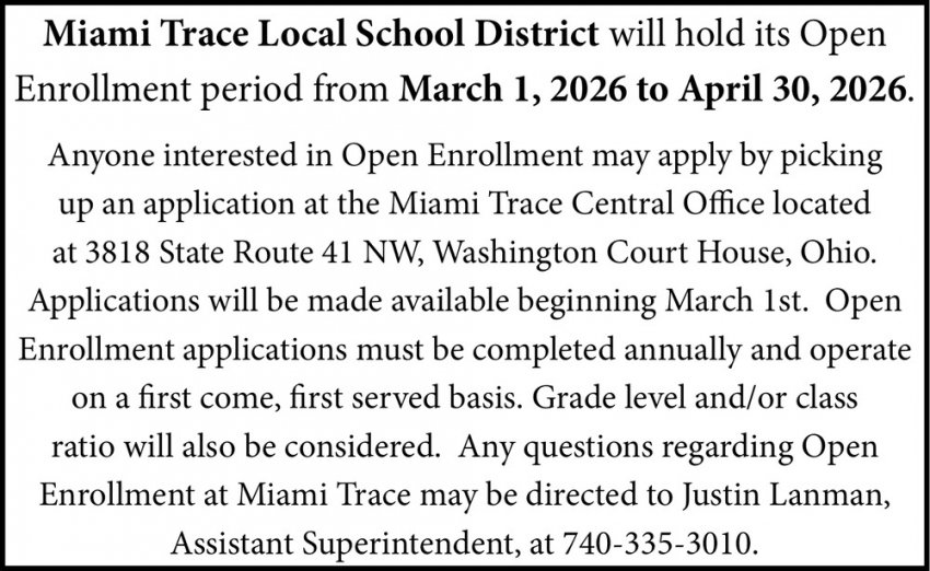 Miami Trace Local School District