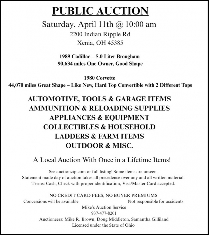 Mike's Auction Service