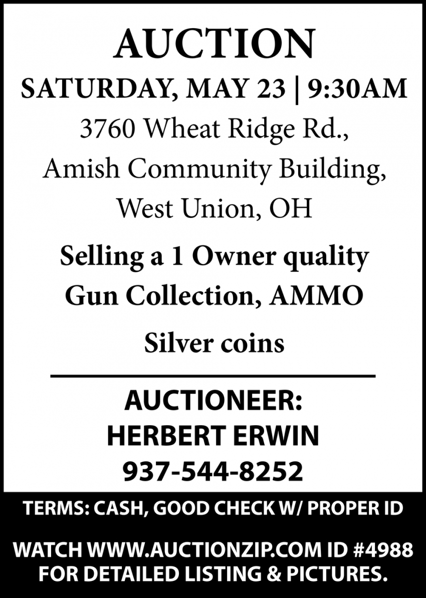 Herbert Erwin Auctioneer