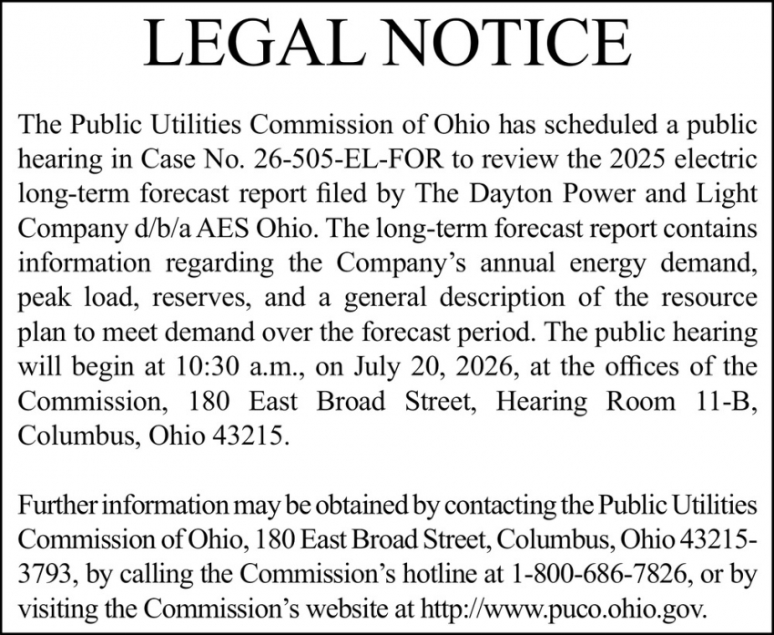 Public Utilities Commission of Ohio